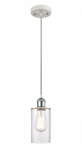 Clymer 1 Light Cord hung Mini Pendant 8.88 X 3.88 Inch Wide by Innovations - 516-1P-WPC-G802