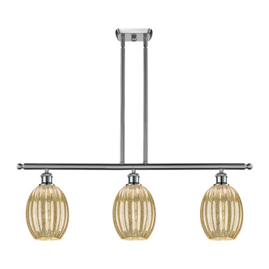 Preston 3 Light Stem Hung Island 11 Inch Tall X 36 Inch Wide by Innovations - 516-3I-G459-6