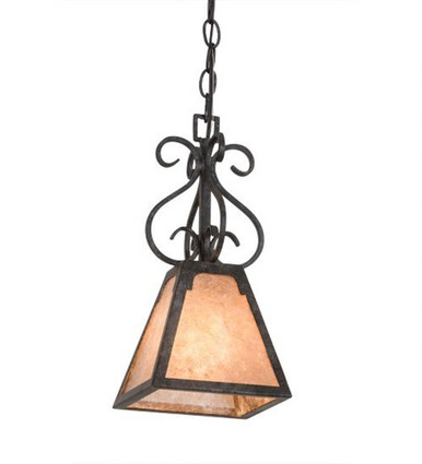 Ava 1 Light Square Mini Pendant 18 x 10 Inches by Meyda Tiffany - 174345