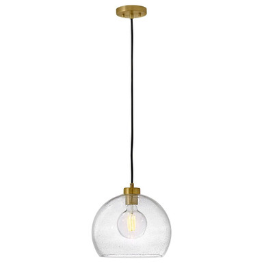 Rumi 12W 1 LED Pendant 11.75 Inch Tall and 13 Inch Wide by Lark - 83018LCB