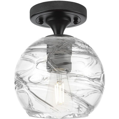 Crown Point 1 Light Flush Mount 7.63 Inch and 5.88 Inch Wide by Innovations - 434-1F-G1213-6