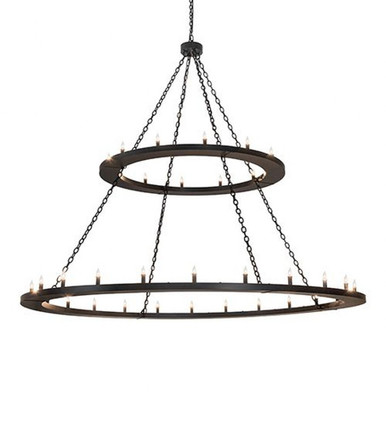 Loxley 36 Light 2 Tier Chandelier 76 x 84 Inches Wide by Meyda Tiffany - 264297