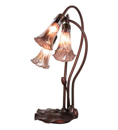 Pond Lily  3 Light Accent Lamp 16 Inch H and 11 Inch W by Meyda Tiffany - 250826
