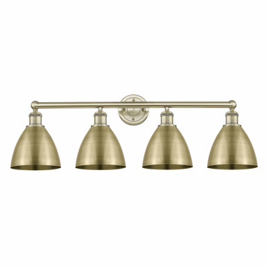 Metal Bristol 4 Light Vanity Light by Innovations - 616-4W-MB