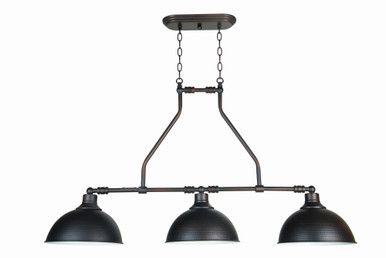 Timarron Three Light Island by Craftmade - 35973-ABZ