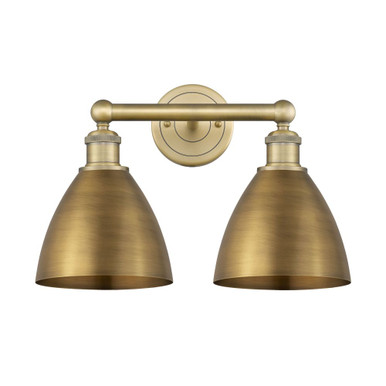 Bristol 2 Light Bath Vanity 11.75 Inch Tall X 16.5 Inch Wide by Innovations - 616-2W-BB-MBD-75-BB
