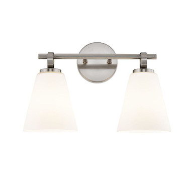 Fusion Bolzano 2 Light Bath Vanity 10.5 X 16 Inch Wide by Justice Design - FSN-8342
