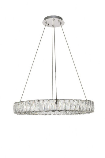 Monroe 23.6 Inch 0.23W 1 Led Chandelier by Elegant  - 3503d23c