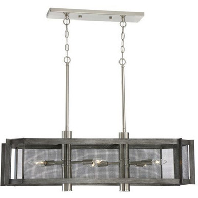 Baxter 6 Light Oversized Island Pendant by Designers Fountain - 89338-wi