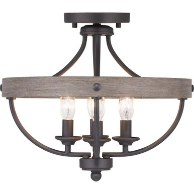 Gulliver 4 Light 15.25 Inch Wide Semi Flush Mount by Progress - P350117