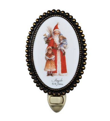 Christmas Father Christmas & Friends 1 Light Night Light by Meyda Tiffany - 107256