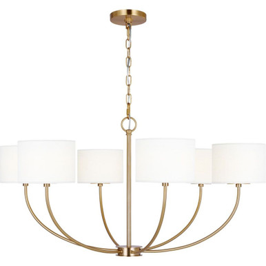 Kate Spade New York 6 Light Oversized Chandelier by Visual Comfort Studio - KSC1046