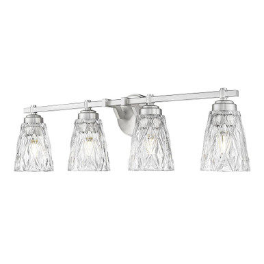 Andree 4 Light Bath Vanity 9 Inch Tall and 32 Inch Wide by Z Lite - 1960-4V