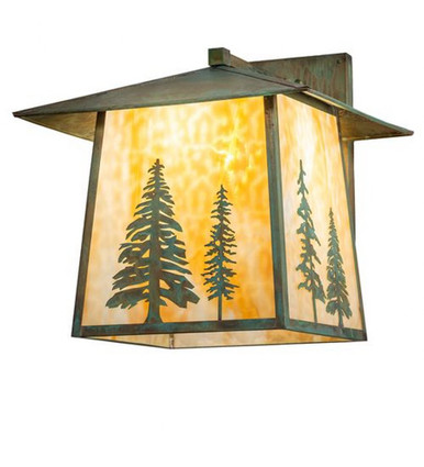 Stillwater Tall Pines 1 Light Wall Sconce 18.5 x 18 Inches by Meyda Tiffany - 247827