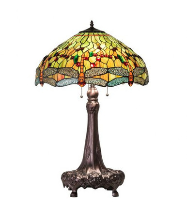 Hanginghead Dragonfly 31 Inch High Table Lamp by Meyda Tiffany - 101830