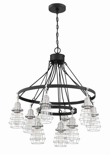 Thatcher 9 Light Large 2 Tier Chandelier by Craftmade - 50629-3130