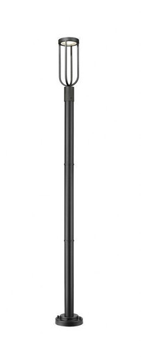 Leland 12W 1 LED Outdoor Post Mount 91.75 x 9 Inch by Z-Lite - 5005PHM-5012P-BK-LED