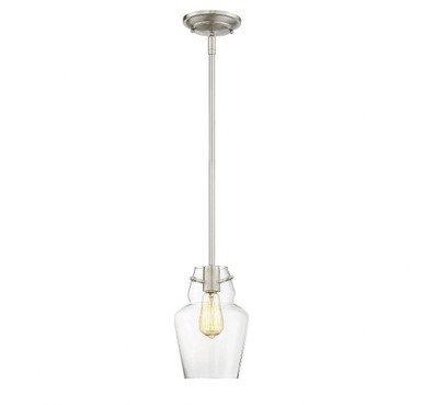 Vintage 1 Light Mini Pendant by Savoy House - 7-4134-1