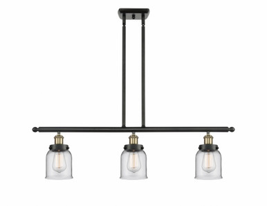 Bell 3 Light Stem hung Island 10 Inch Tall and 36 Inch Wide by Innovations - 916-3I-BAB-G52