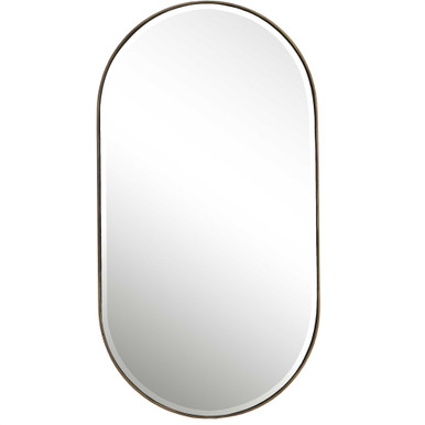 Lago Oval Mirror 40 Inch Tall and 21.25 Inch Wide by Uttermost - 09914