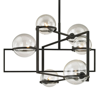 Elliot 6 Light Large Pendant by Troy - F6226-TBK