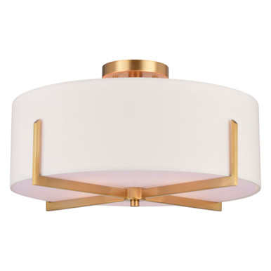 Surrey 4 Light 18 Inch Wide Semi Flush Mount by Vaxcel - C0277