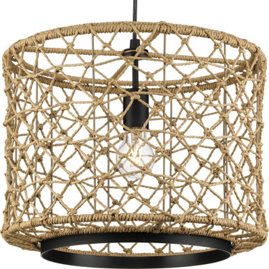 Chandra 1 Light Medium Pendant by Progress - P500420-31M