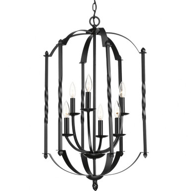 Greyson 6 Light Small Chandelier by Progress - P3577-31