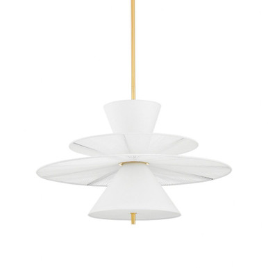 Esperance 2 Light Large Pendant by Hudson Valley - 2630-AGB
