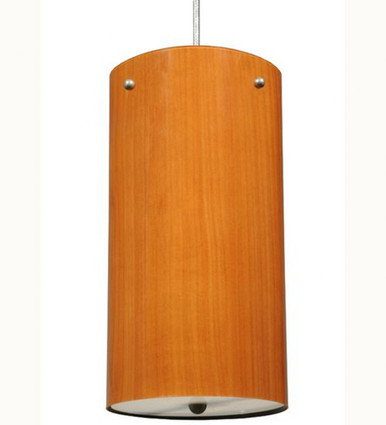 Cilindro Faux Cherry 1 Light Pendant 16 x 6 Inches by Meyda Tiffany - 122058