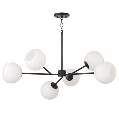 Atlas 6 Light Chandelier Inch Tall and Inch Wide by Capital - 461561MB-665
