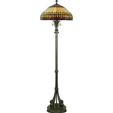 West End 2 Light Floor Lamp by Quoizel - TF9320BB