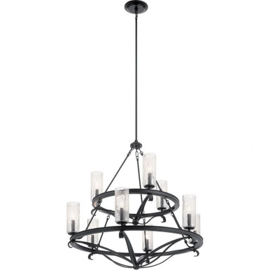 Krysia 9 Light Oversized Chandelier by Kichler - 52011bk