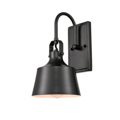 Provin 100W 1 LED Wall Sconce 12.75 Inch Tall X 7 Inch Wide by Innovations - 370-1W-BK-M-LED