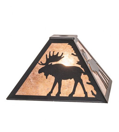 Moose - Shade-6.5 Inches Tall and 16 Inches Wide by Meyda Tiffany 27207 - 27207