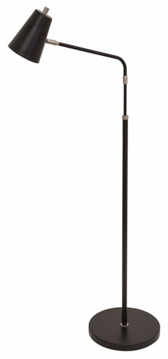 Kirby 6.2W 1 LED Adjustable Floor Lamp 54 x 21.5 Inches by House of Troy - K100-BLK