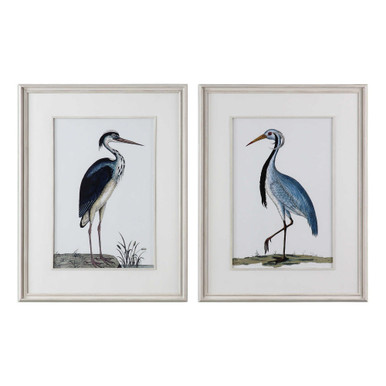 Shore Birds 42.5 Inch Framed Print (Set of 2) by Uttermost - 33668