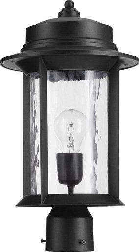 Charter 1 Light Outdoor Post Lantern in style 9.5 x 17 inches by Quorum - 7248-9