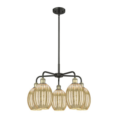 Preston 5 Light Stem Hung Chandelier 16.25X 24.75 Inch Wide by Innovations - 516-5CR-G459-6