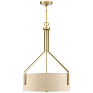 Elara 3 Light Inverted Pendant 29 Inch X 20 Inch Wide by Designers Fountain - 93931-BG