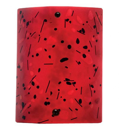 Metro Fusion Luce Rossa 1 Light Wall Sconce 11 x 8 Inches by Meyda Tiffany - 21979