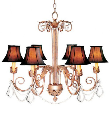 Lindsay 6 Light Chandelier 25.5 x 48 Inches Wide by Meyda Tiffany - 120321