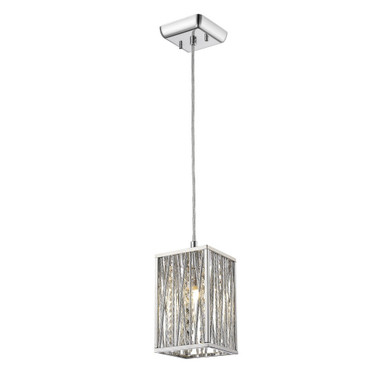 Terra 1 Light Mini Pendant 4.72 Wide by Z-Lite - 872CH-SMP