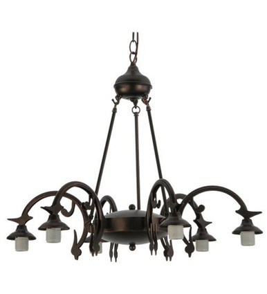6 Light Chandelier Hardware by Meyda Tiffany 26944 - 26944