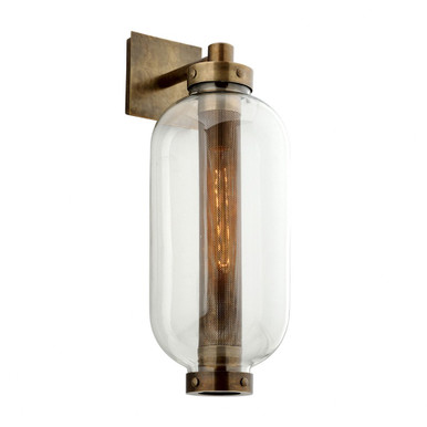 1 Light Wall Sconce 26 Inch Tall by Troy - B7033-PBR