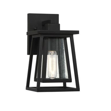 Denver 1 Light Outdoor Wall Lantern 11 Inch Tall by Savoy House - 5-2020-bk
