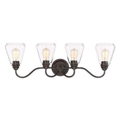 Foundry 4 Light Vanity Light by Designers Fountain - 90204-sb