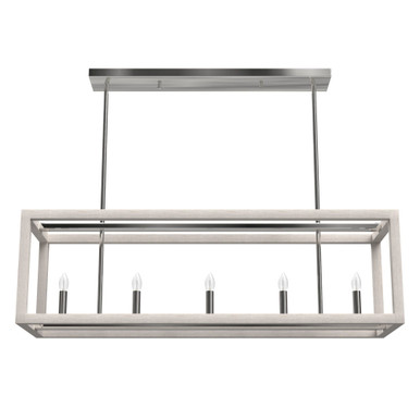 Squire Manor 5 Light Oversized Linear Chandelier by Hunter - 19998