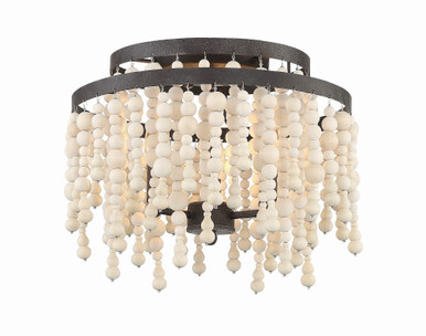 Poppy 3 Light 15 Inch Wide Flush Mount by Crystorama - POP-A5073