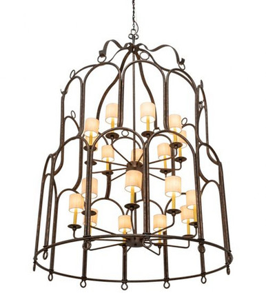 Grand Stair 18 Light Chandelier 90 x 54 Inches Wide by Meyda Tiffany - 212104